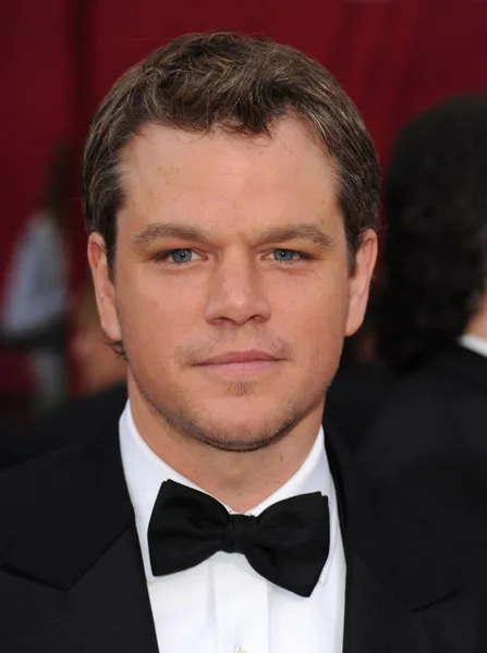 Matt Damon wearing a bow tie